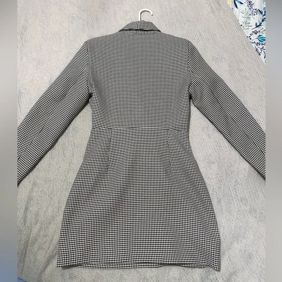 Black and White Checkered Dress - Picture 3 of 3